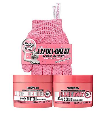 Soap & Glory Exfoliating Tan Prep Essentials Bundle