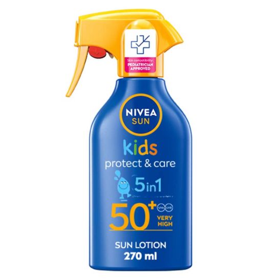 NIVEA SUN Kids Protect & Care Sun Cream Trigger Spray SPF50+ 270ml