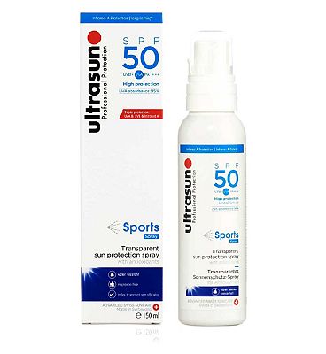 Ultrasun Sports Spray 50spf sun protection 150ml