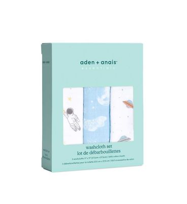 aden + anais™ Essentials - Confezione da 5 quadrati in mussola di cotone, motivo floreale