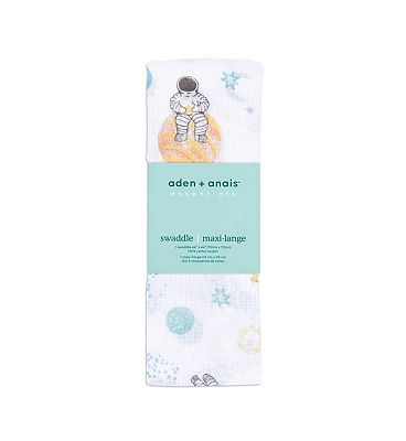 aden + anais Essentials Cotton Muslin Swaddle Blanket - Space Explorers