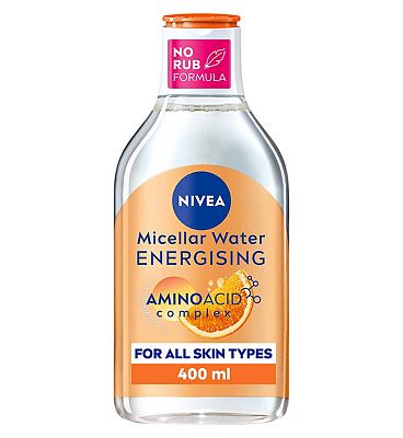NIVEA Energising Micellar Water for All Skin Types, 400ml