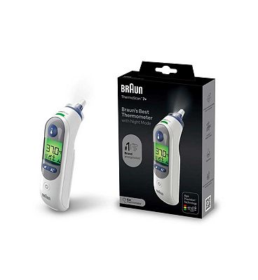 Braun ThermoScan 7+ Ear Thermometer with Age Precision and Night