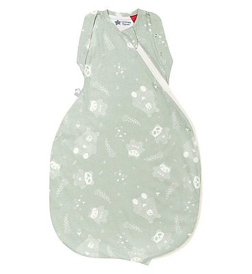 Tommee Tippee Baby Sleep Bag for Newborns, The Original Grobag Swaddle Bag, 3-6m, 1.0 Tog - Woodland