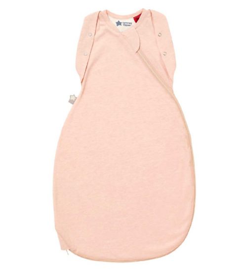 Tommee Tippee Baby Sleep Bag for Newborns, The Original Grobag Swaddle Bag, 0-3m, 1.0 Tog - Pink Blush