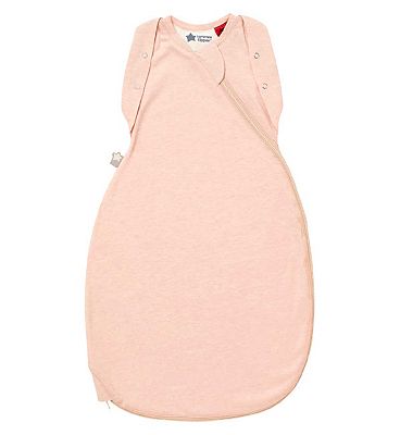 Tommee Tippee Baby Sleep Bag for Newborns, The OriginalGrobag Swaddle Bag, 0-3m, 1.0 Tog - Pink Blush