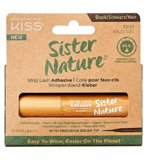 KISS Sister Nature Strip Lash Glue Black 4.1g