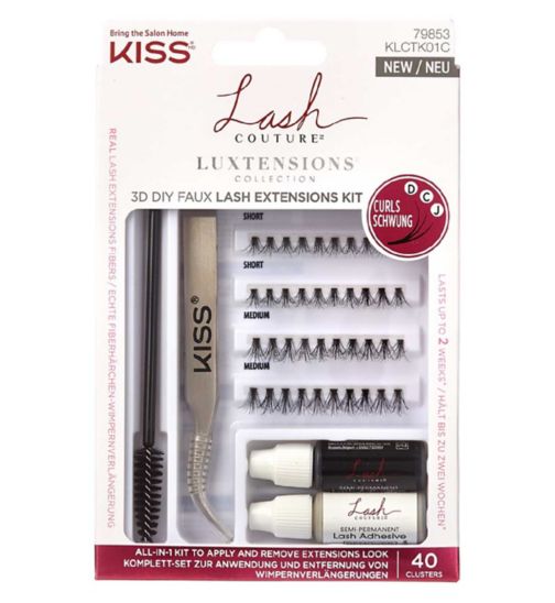 KISS Lash Couture Luxtension Cluster Kit 01