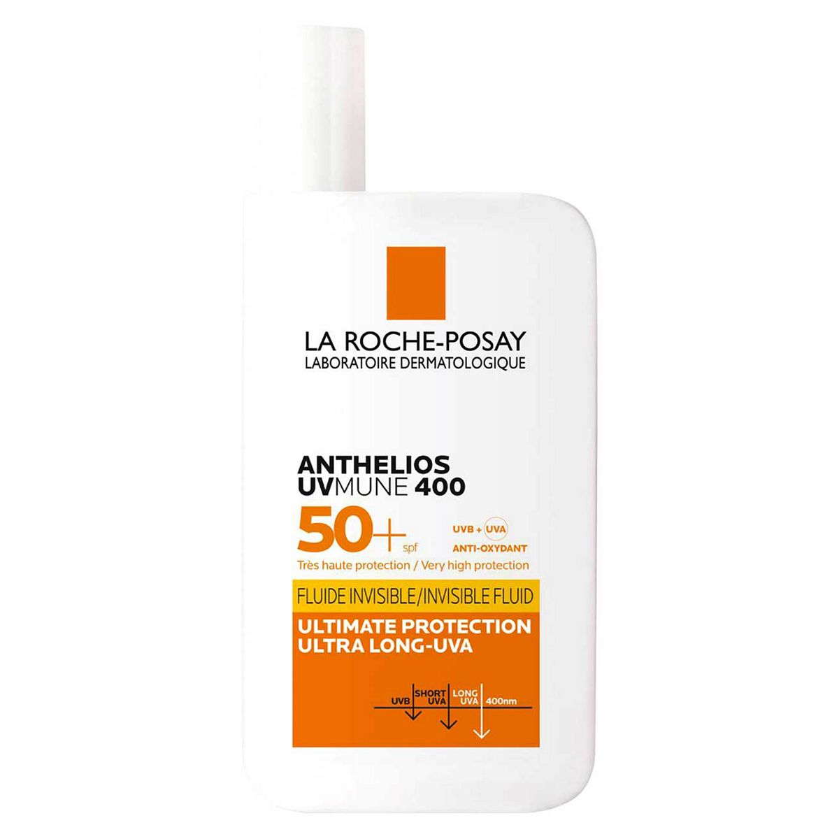 La Roche Posay La Roche-Posay Anthelios Uvmune 400 Invisible Fluid Non-Perfumed Suncream Spf50+ 50ml