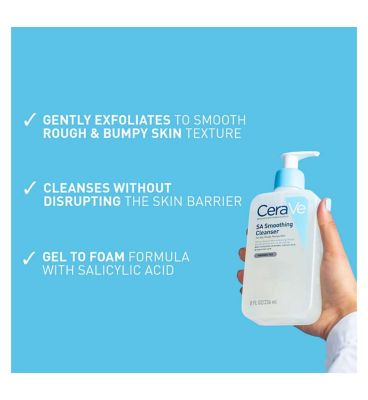 CeraVe SA Smoothing Cleanser with Salicylic Acid for Dry, Rough & Bumpy Skin 473ml (7)