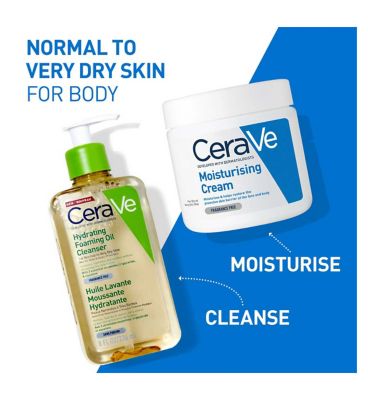 CeraVe Hydrating Foaming Oil Cleanser with Squalane for Normal to Very Dry Skin 236ml (11)