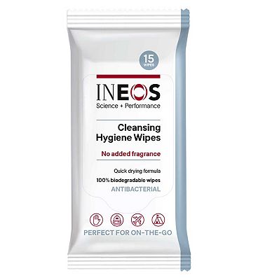 INEOS Sanitiser Wipes for hands 15 pack