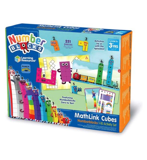 Mathlink Cubes Numberblocks 1-10 Activity Set