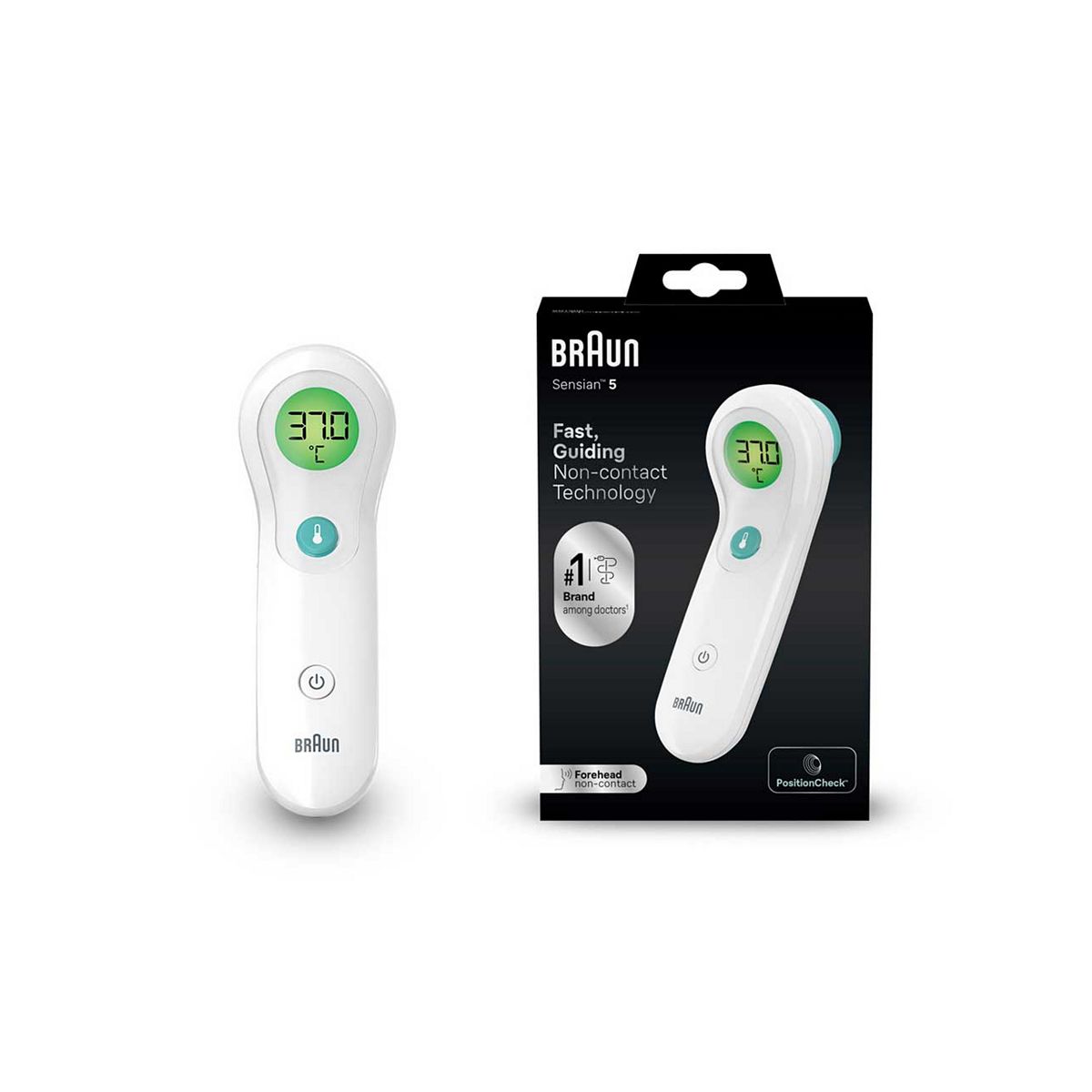 Braun Sensian™ 5 Non-Contact Forehead Thermometer Bnt300