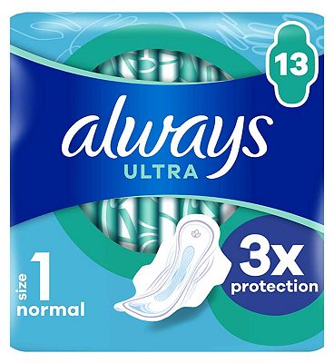 Always Sensitive Night Ultra (Size 3) Sanitary Pads With Wings