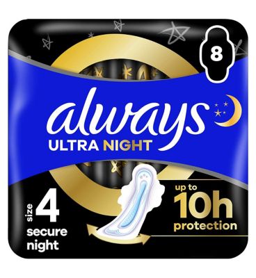 Always Ultra Night Pads Boots Ireland