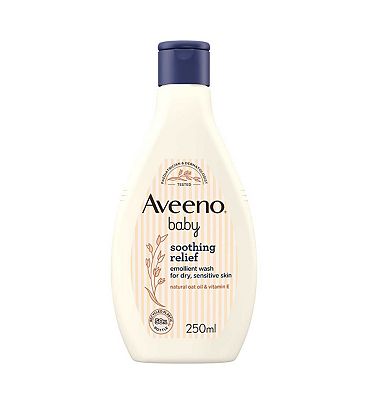 AVEENO Baby Soothing Relief Emollient Wash, 250ml