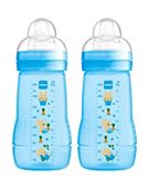 MAM Easy Active Baby Bottle 270ML Blue 2 Pack