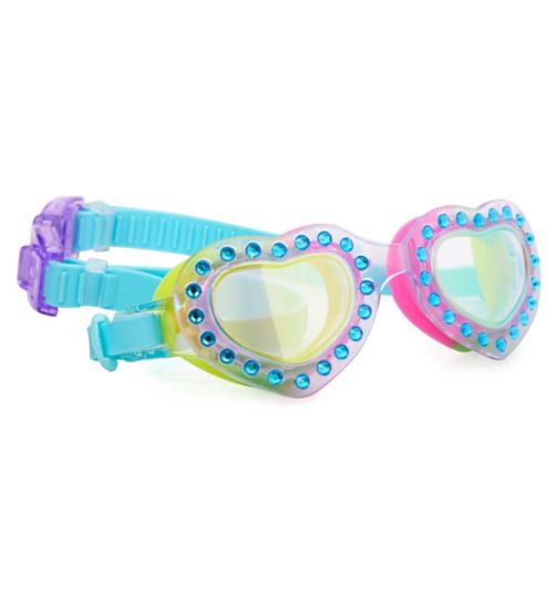 Bling2o - Heart Throb - I Love You Too Blue Swimming Goggles