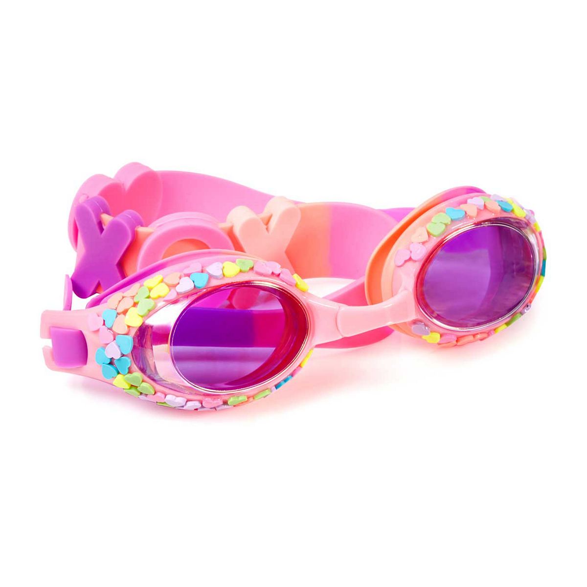 Bling2o - Candy Hearts Hugs & Kisses Pink Swimming Goggles
