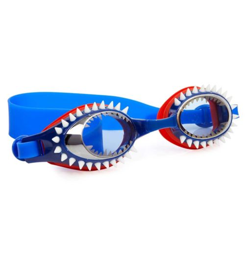 Bling2o - Fish-N-Chips - Tiger Shark Navy Swimming Goggles