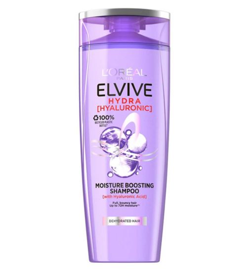 L'Oreal Paris Elvive Hydra Hyaluronic Shampoo with Hyaluronic Acid for Dry Hair 400ml