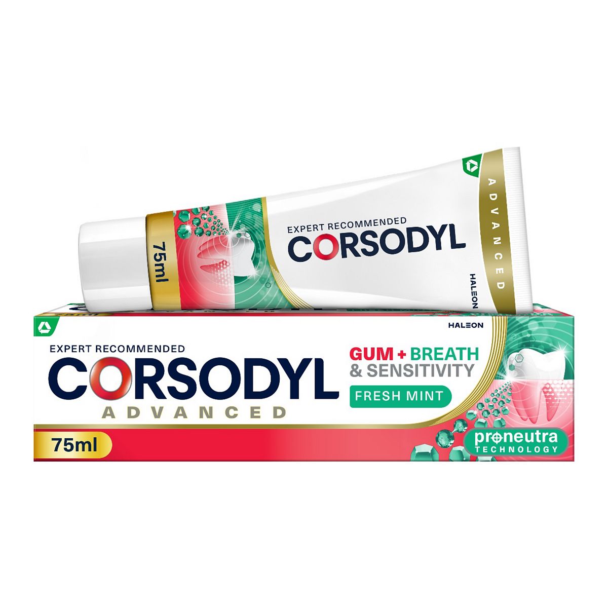 Corsodyl Gum+ Breath & Sensitivity Toothpaste 75Ml