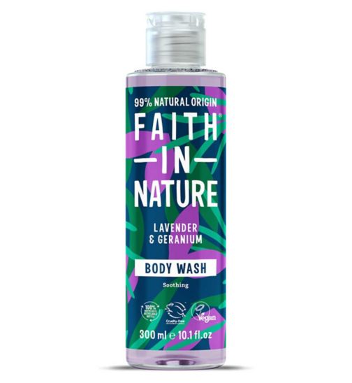 Faith in Nature body wash Lavender & Geranium 300ml