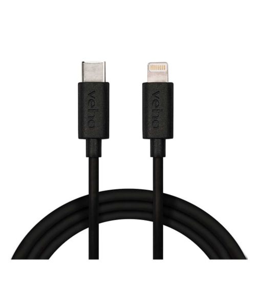 Veho USB-C to Lightning Charge and Sync Cable 1m