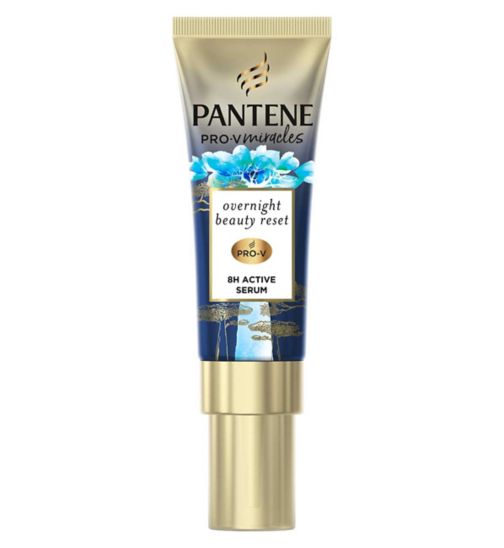 Pantene Night Hair Serum, Overnight Beauty Reset Leave-In Hair Treatment 70ml