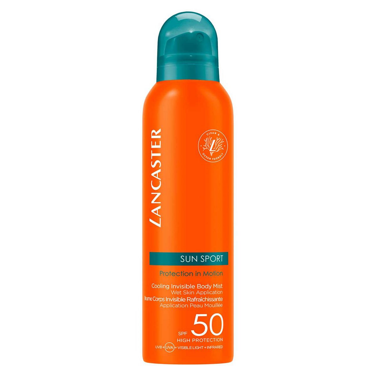 Lancaster Sun Sport Cooling Invisible Body Mist Spf50200 ml, 200ml