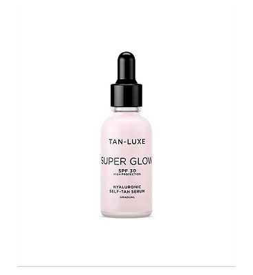 Tan Luxe, Super Glow SPF, Hyaluronic Self-Tan Serum SPF 30, 30ml