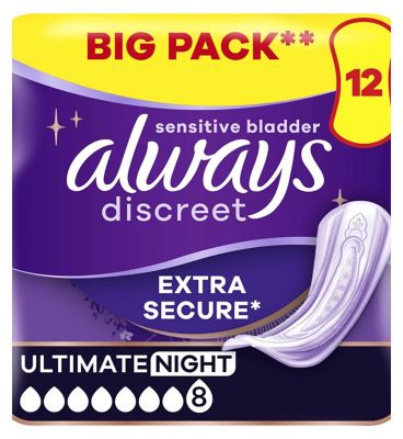 Always Discreet Always Boots Ireland