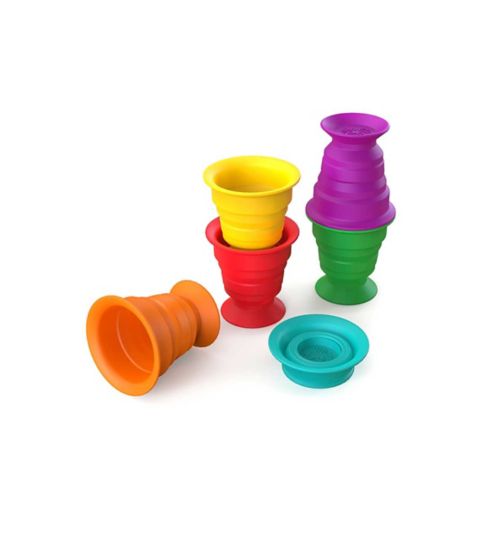 Baby Einstein Stack & Squish Cups™ Sensory Stacking Toys