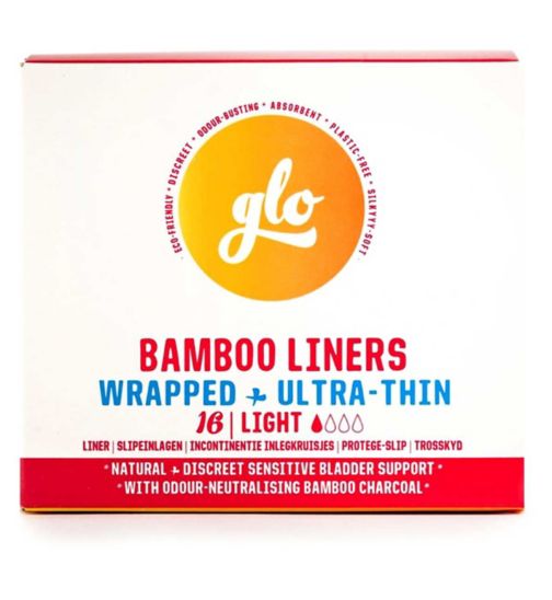 glo Bamboo Liners for Sensitive Bladder (16 liners)