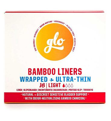 Glo Bamboo Liners for Sensitive Bladder (16 liners)