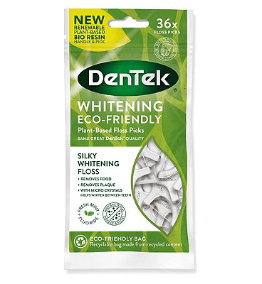 DenTek ECO DenTek Whitening Floss Picks 36s
