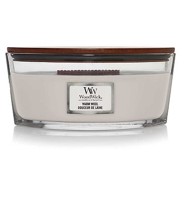 Woodwick Warm Wool Ellipse Candle 453g