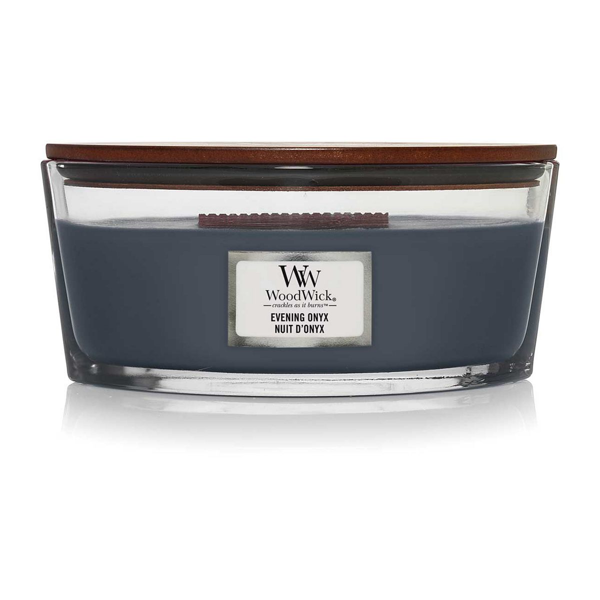 Woodwick Ellipse Candle Evening Onyx