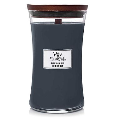 Woodwick Large Candle Evening Onyx