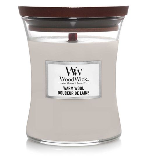 Woodwick Medium Candle Warm Wool