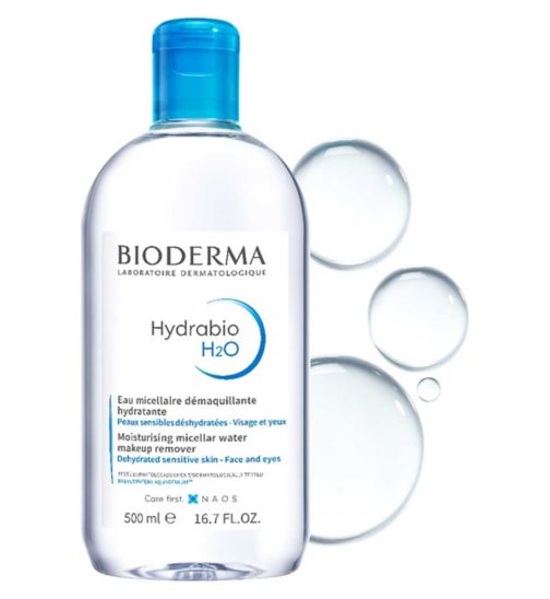 Bioderma Hydrabio H2O Micellar Water Cleanser for Dry Skin 500ml