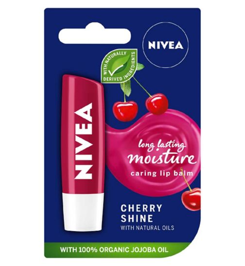 NIVEA Cherry Shine Caring Lip Balm 5.5ml