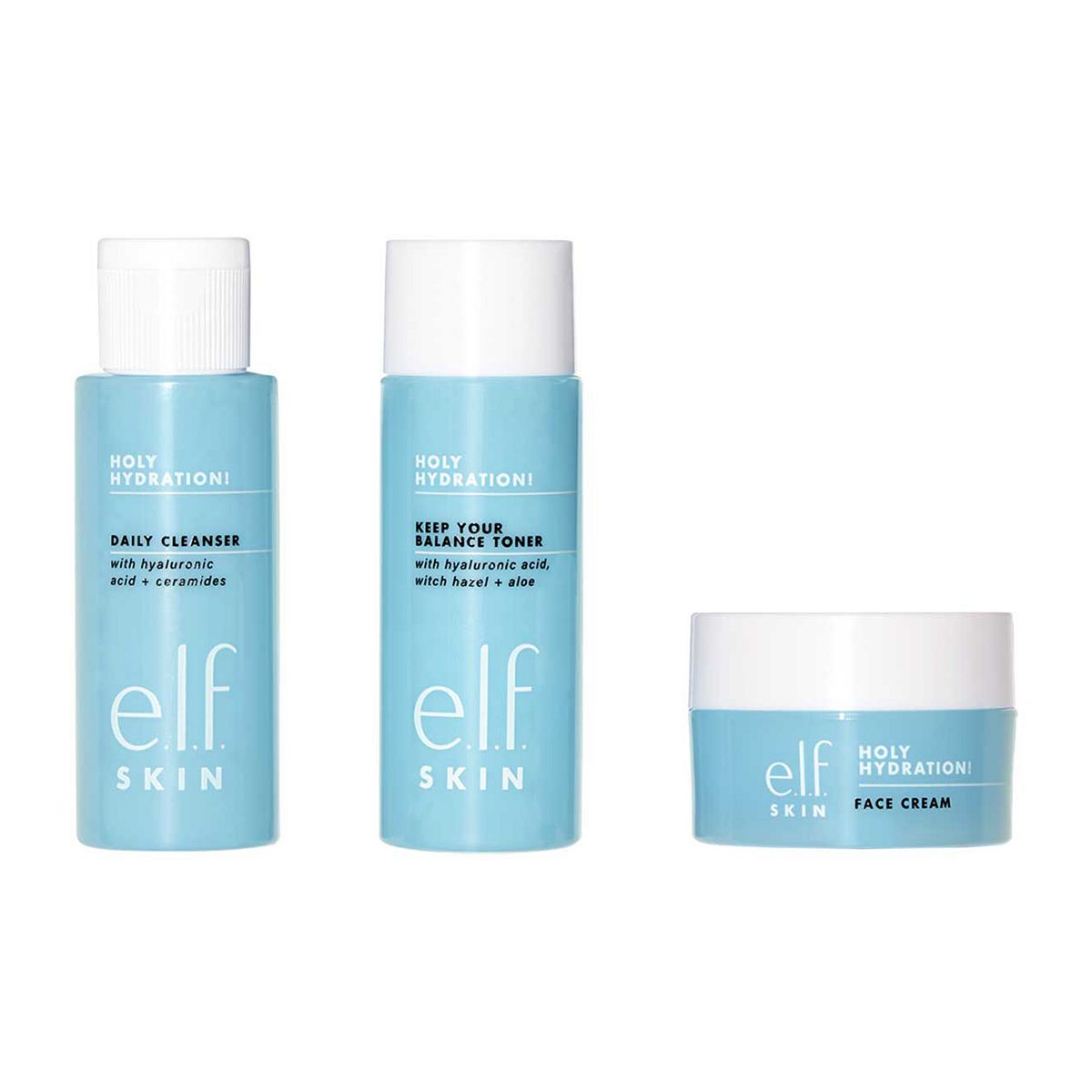 E.L.F . Skin Holy Hydration The Essentials Mini Kit