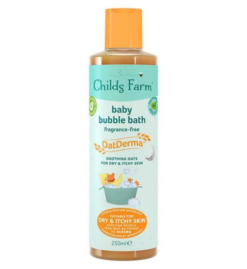 Childs Farm Oat Derma Baby Bubble Bath Fragrance-Free 250ml