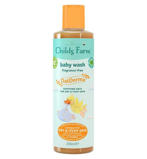 Childs Farm Oat Derma Baby Wash Fragrance-Free 250ml