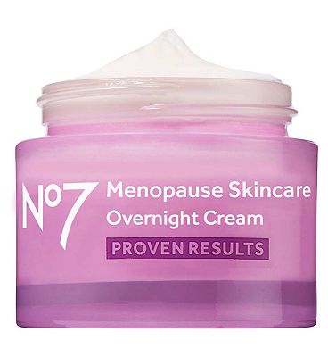 Click to view product details and reviews for No7 Menopause Skincare Nourishing Overnight Cream 50ml.