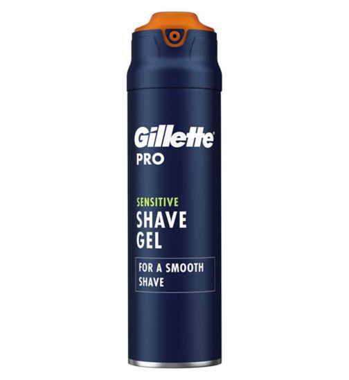 Gillette PRO Shave Gel Cools to Soothe Skin 200ml