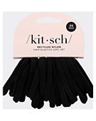 Kitsch Eco-Friendly Nylon Elastics 20pc set - Black