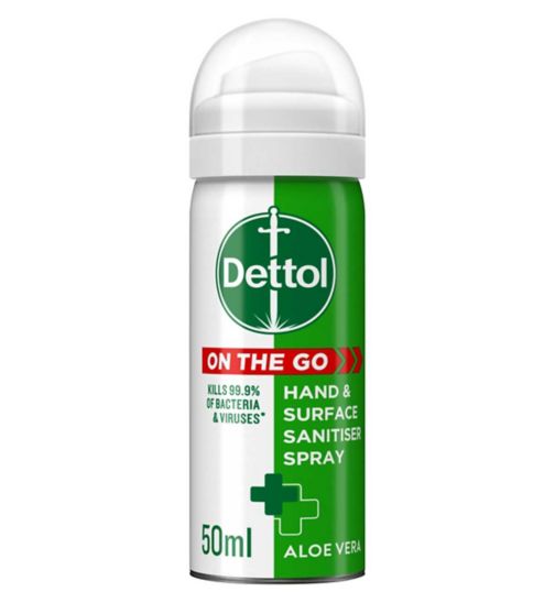 Dettol Hand and Surface Sanitiser Spray 50ml
